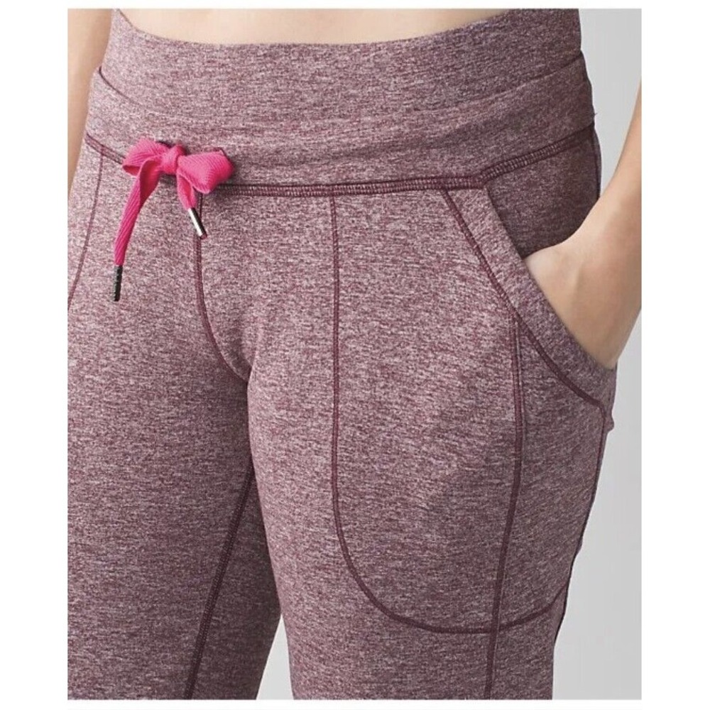 Lululemon Jogger Pants Women Sz 4 Purple Pockets